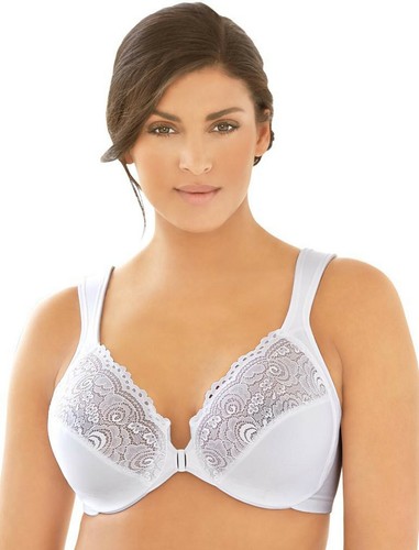 Sujetador U Choose Glamorise 1245 Wonderwire cierre frontal correa cómoda sin forro UW NUEVO SIN ETIQUETAS - Imagen 7 de 9
