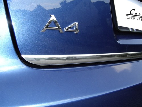 für AUDI A4 B7 8E Avant - 3M Chrom Zierleiste Heckleiste Kantenschutz Tuning - Zdjęcie 3 z 7