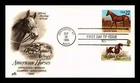 QUARTER HORSE AMERICAN HORSES 1985 COMBO ENGLAND SHETLAND PONY ARTCRAFT FDC UNAD
