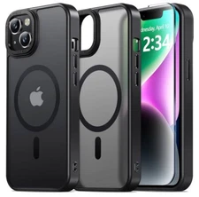 For iPhone 15 14 Plus 13 12 11 Pro Max Frosted Case Mag Safe Shockproof Cover