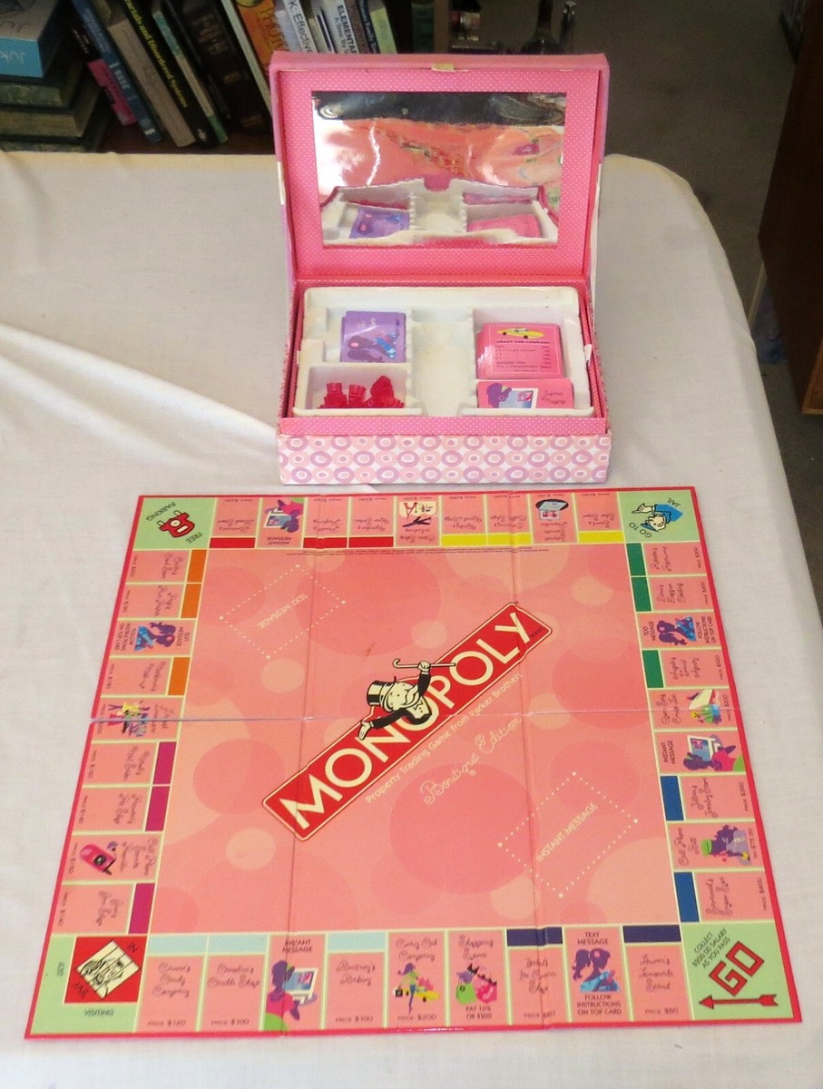Boutique Monopoly Parts Box - Spare Parts Jewellery Box, Board