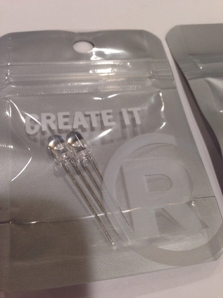 RadioShack Lámpara LED Rosa Redonda 5mm 276-0019, 2 Paquetes de 2 = 4 Piezas Foto 2 de 3