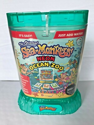 Amazing Live Sea Monkeys Ocean Zoo Marine Aquarium NEON Sea Foam 23232 