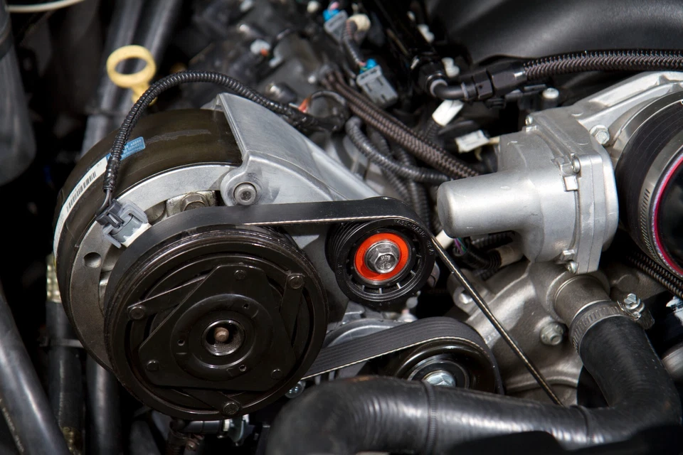 Holley LS/LT High-Mount A/C Accessory Passenger Bracket Kit work w/R4 Compressor - Image 2 of 4