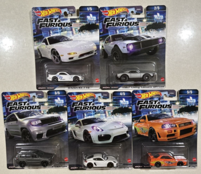 NEW 2022 Hot Wheels Fast and The Furious Premium Fast Superstars