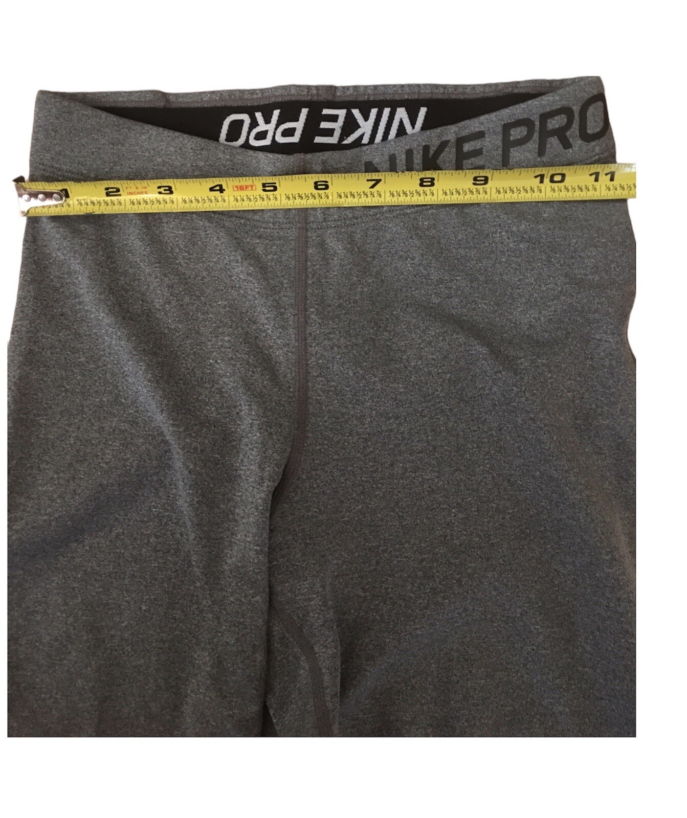 Nike Pro Leggings Womens X-SMALL Gray Active Compression Pants Yoga Athletic thumbnail 7