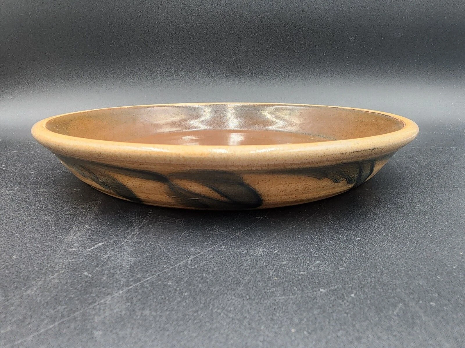 Shadowlawn Pottery Salt Glaze Quiche Pie Dish 10”