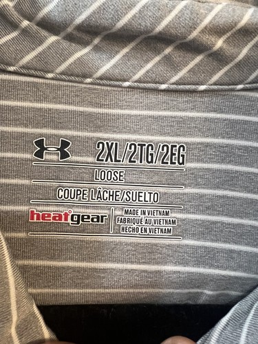 Polo de golf Under Armour Heat Gear 2016 Ryder Cup hazeltina gris para hombre 2XL - Imagen 5 de 9