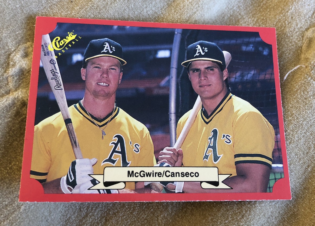 ■MLB Mark McGwire Jose Canseco Athletics OAKLAND ATHLETICS Mark McGwire Jose Canseco 3 1/2