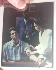 TALES FROM CRYPT DYLAN MCDERMOT CLEAVON LITTLE 1992 HBO PRESS KIT TRANSPARENCY