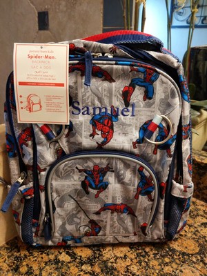 pottery barn spiderman backpack