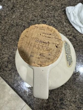 Vintage  Henry McKenna Bourbon Whiskey Half Gallon Jug With Cork 1975 Empty