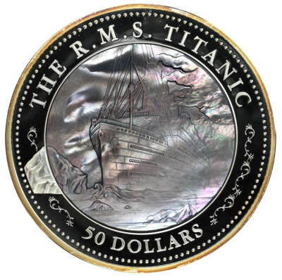 FIJI ISLANDS $50 2012 '100th Anniversary of The TITANIC' Mother of