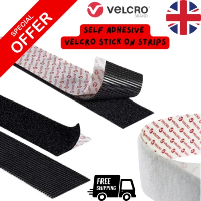 VELCRO® Selbstklebendes Klettband Klebeband Rückseite Verschluss PS14 Stark
