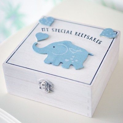 baby boy keepsake box