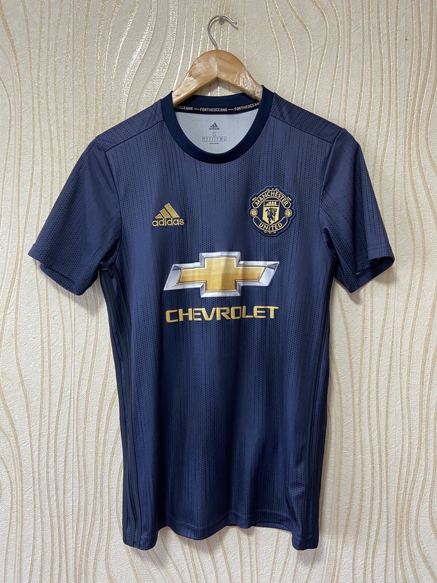 MANCHESTER UNITED 2018 2019 THIRD FOOTBALL SHIRT SOCCER