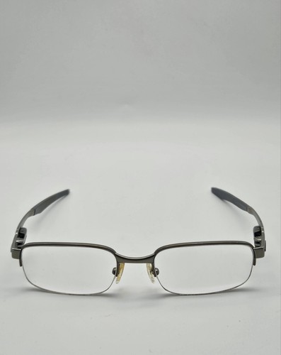 Oakley Backwind 0.5 OX3163-0252 52-19 139  Light Gray Half Rim Eyeglasses Frames