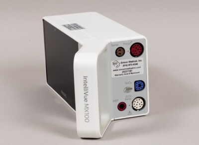 Philips IntelliVue MX100 Monitor 867033 - ECG, NBP, TEMP, PRESS2