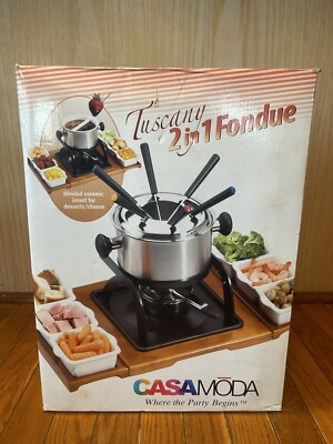 Casa Moda Tuscany 2 In 1 Fondue Set