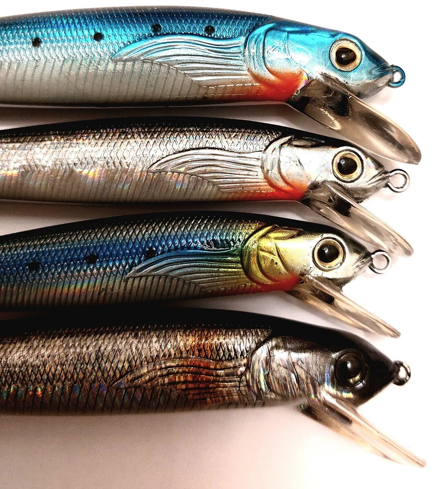 4 Totanare per la Pesca a Traina al Calmaro Esche Artificiali Calamari TP - Immagine 2 di 4