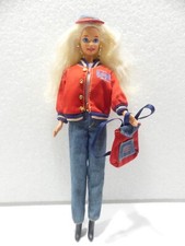 Vintage 1995 Arizona Jean Company Barbie Doll with Outfit Hat Backpack