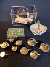 Metal Pots  Pans, Porcelain Sets  Cutlery Dollhouse Lot LOT 88 