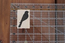 New MEMORY BOX MORNING BIRDS Silhouette Sitting Wood Rubber Stamp M