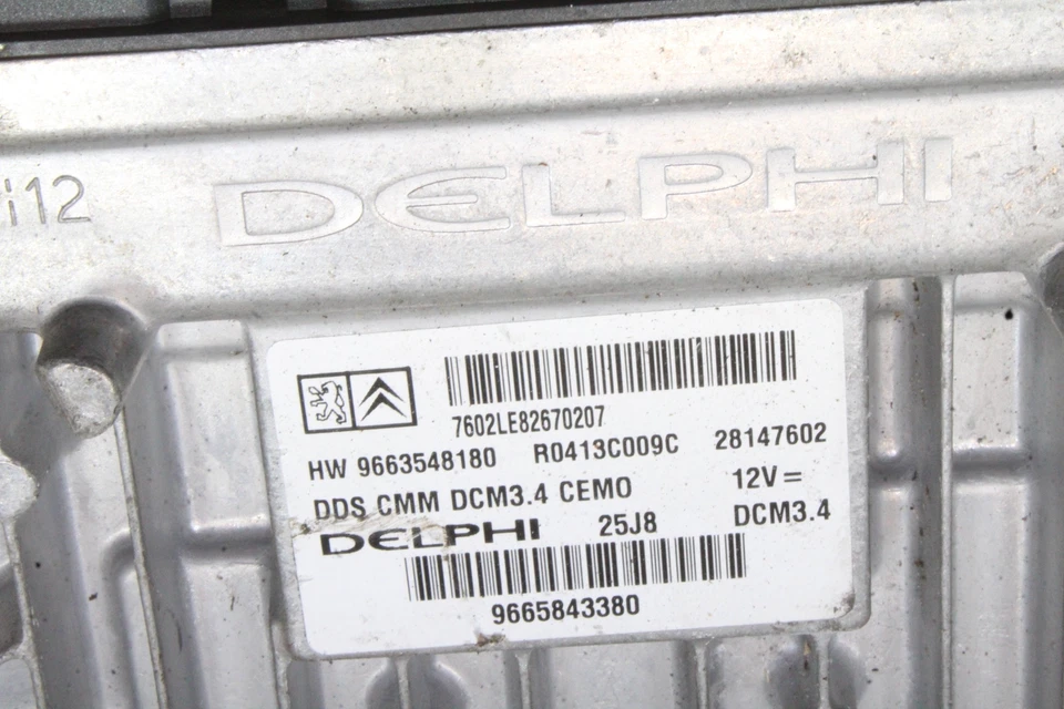 Centralina motore CITROËN C5 III RD 9665843380 9663548180 28147602 23875136 - Immagine 4 di 4