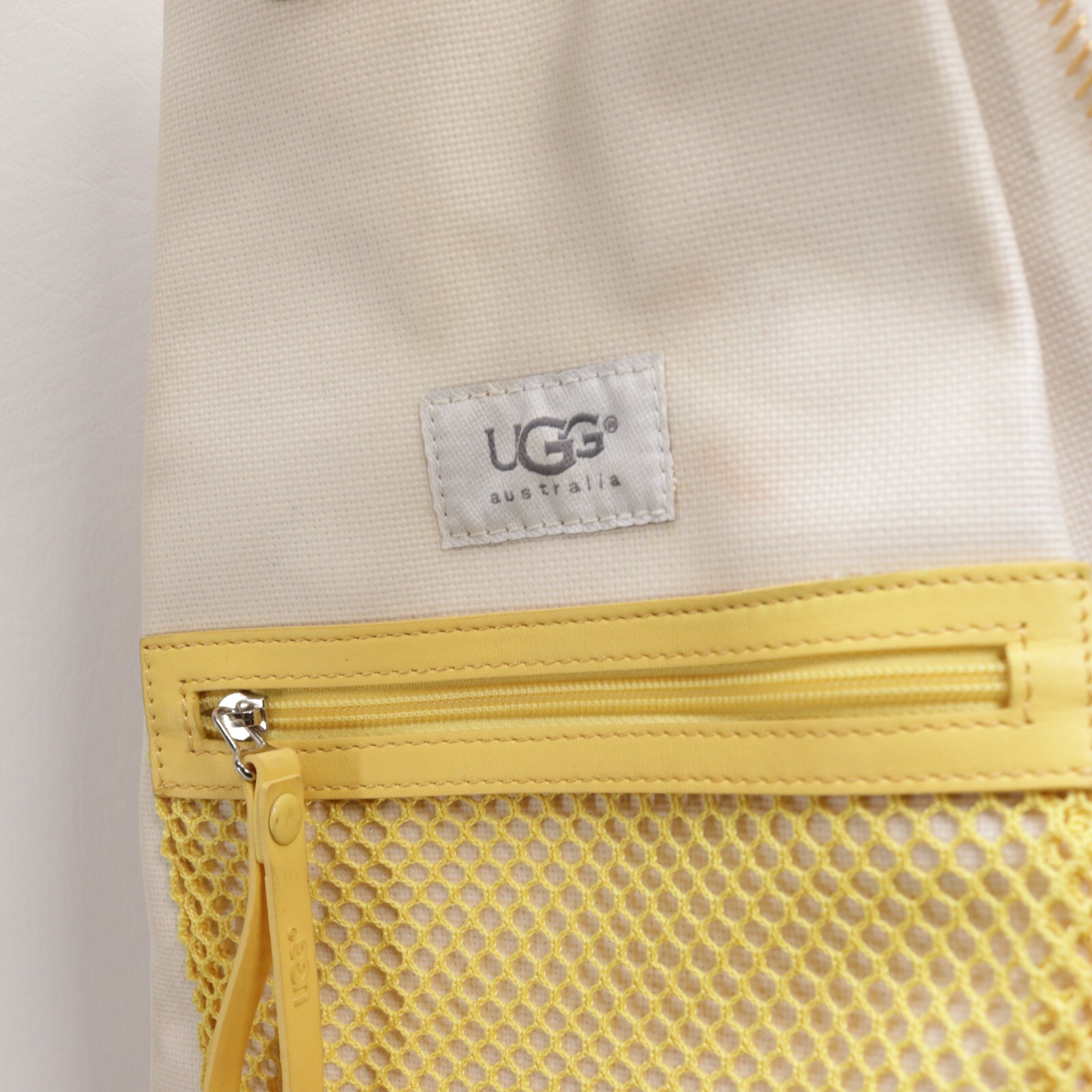 Ugg Canvas Drawstring Backpack Handbag Sling Buck… - image 2
