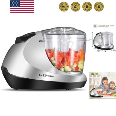 Electric Mini Food Chopper Vegetable Fruit Cutter Meat Grinder Mincer Small F...