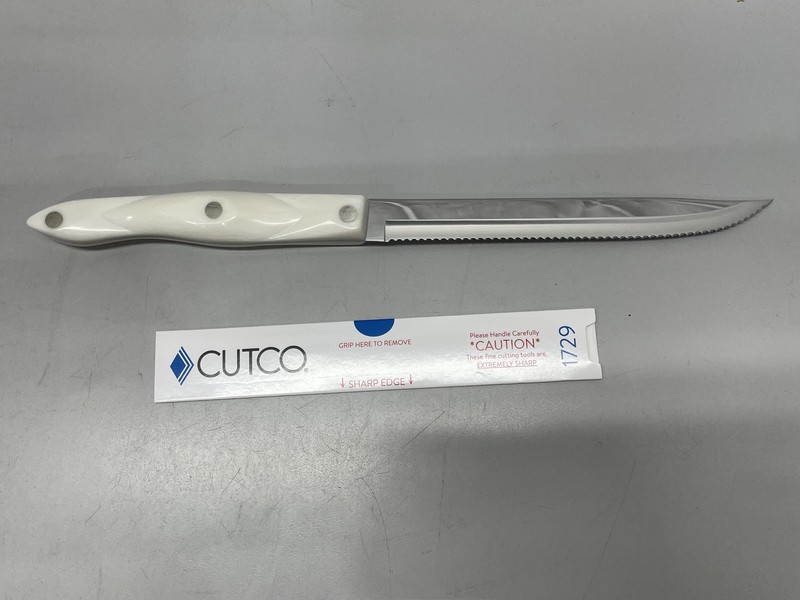 Cutco 6 - 3/4" Petite Carver Knife Double-D 1729 White