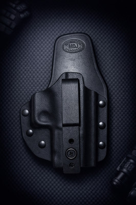Small Print Hybrid Holster (fixed retention) Kydex/Leather