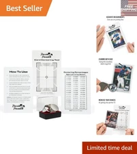 Ultimate Card Grading Set - Centering Tool & Magnifying Loupe for Collectors