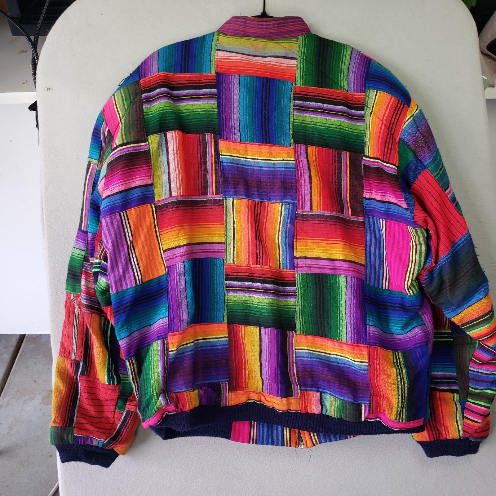 Handmade Quilted Patchwork Jacket  Cottage Boho I… - image 5