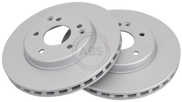2X Bremsscheibe Vorne ABS 16448 FÜR Mercedes Bremsscheiben Scheibenbremse-image
