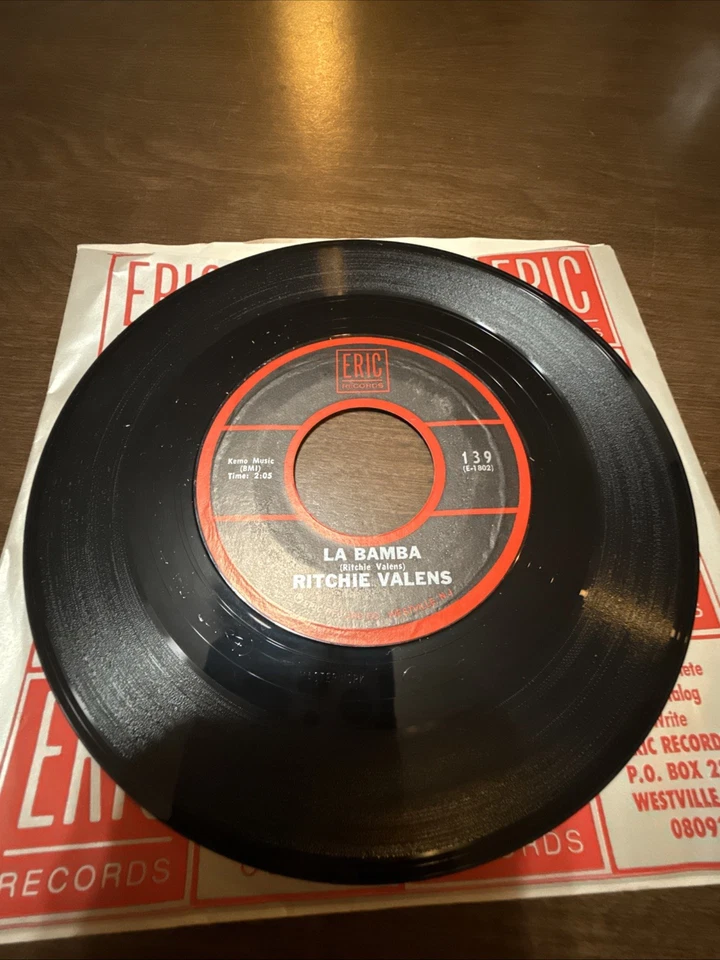 Vintage Eric Records Richie Valens La Bamba Donna Vinyl Record 45 - Image 4 of 4
