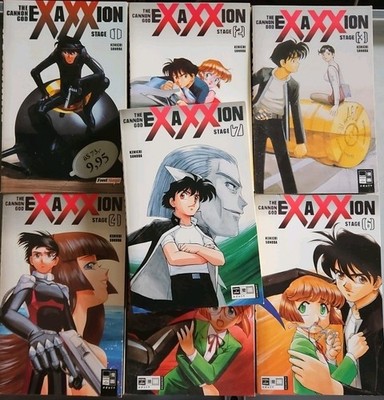 Exaxxion the Cannon God - Kenichi Sonoda - Band 1 - 7 Komplett Manga Gebraucht