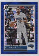 2023-24 Panini NBA Hoops Premium Stock Blue Pulsar Prizm 75/75 Jett Howard 07sf