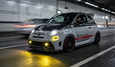 LUCI FENDINEBBIA H3 LED 3000K 80W GIALLO PER FIAT ABARTH 500 595 695 TUNING