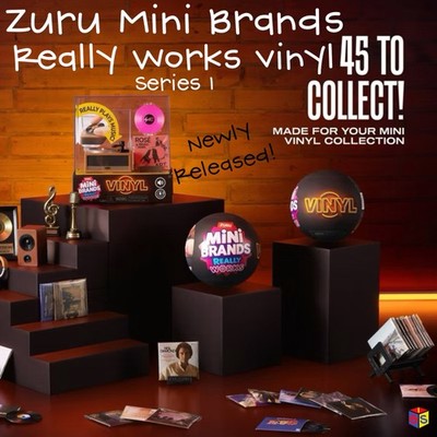 Zuru Mini Brands REALLY WORKS VINYL Records Series 1 | NEW Opened | You CHOOSE