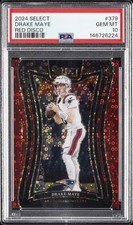 2024 PANINI SELECT RED DISCO #379 DRAKE MAYE 29/49 PSA 10