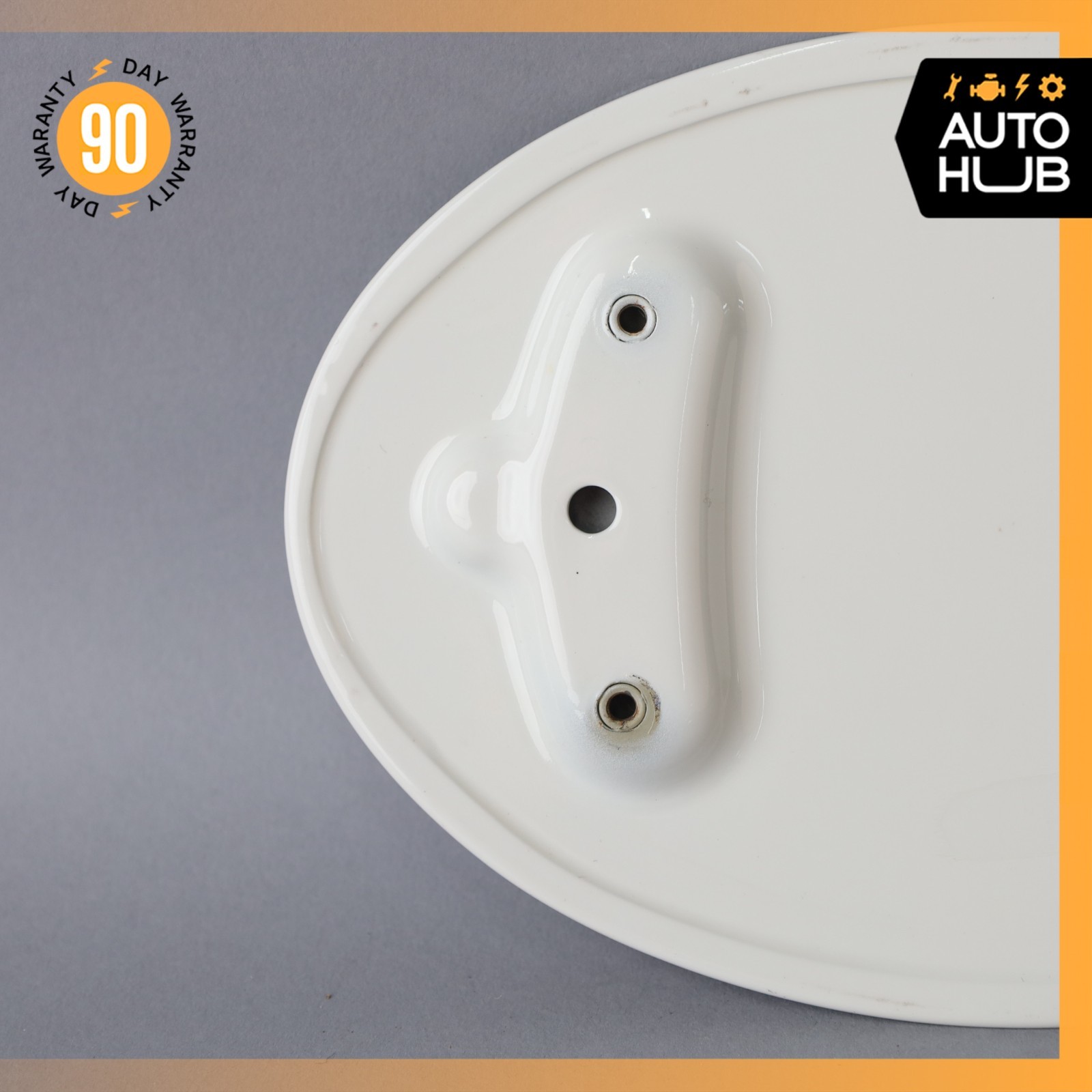 12-18 Bentley Continental GTC Fuel Filler Gas Tank Door Flap Lid White OEM 49k