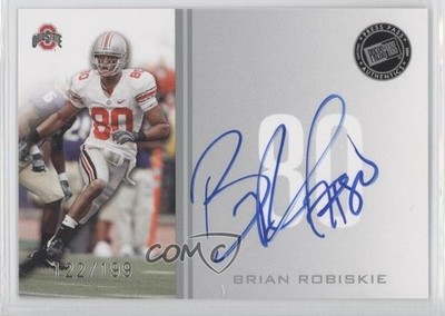 2009 Press Pass Signings Silver /199 Brian Robiskie #PPS-BR Rookie Auto RC 0b2