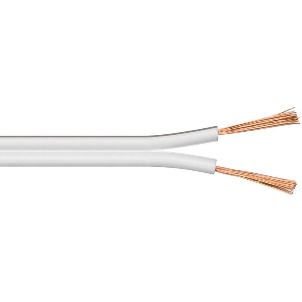 Goobay Lautsprecherkabel 25 m Rolle CCA 2x40mm wei 67742 4290₽