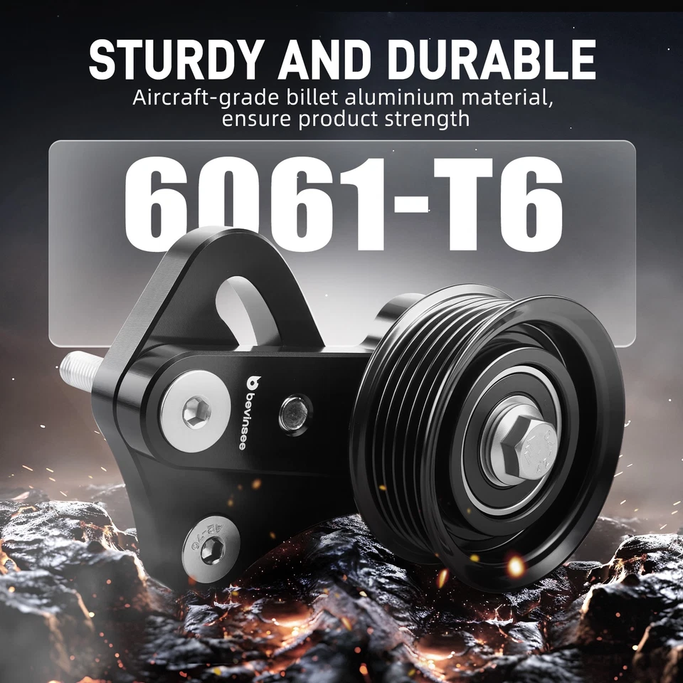 Serpentine Drive Belt Tensioner For Pontiac Firebird Formula Trans Am WS6 GTO - Image 4 of 4