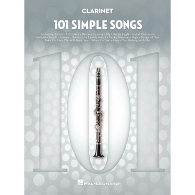 Hal Leonard 101 Simple Songs - Clarinet - Noten Sammlung für Holzblasinstrumente