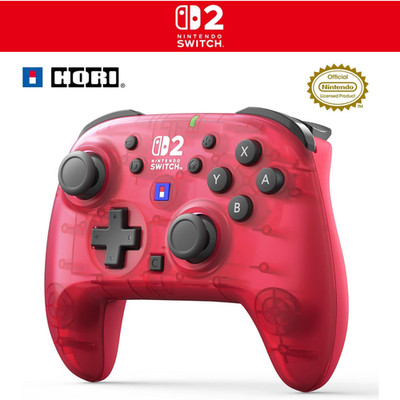 Hori Wireless Horipad Turbo Nintendo Switch 2 Controller Ruby Magenta Official
