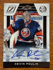 2010-11 Zenith Rookie Autograph RC Auto Kevin Poulin #198 124/999 READ DESC.