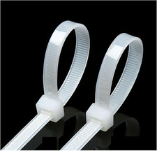 Extra Long Zip Ties 36 Inch White Large Cable Ties Heavy Duty Outdoor Use 250 Lb
