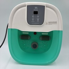 Foot Spa Misiki Foot Bath Massager with Heat Bubbles Vibration Red Infrared Ligh